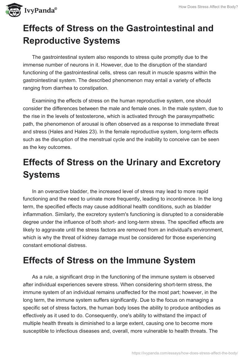 How Does Stress Affect the Body?. Page 4