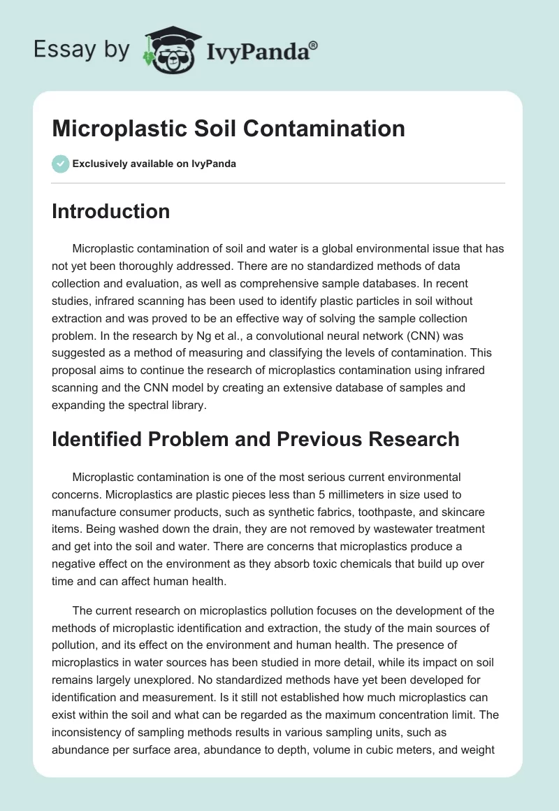 Microplastic Soil Contamination. Page 1
