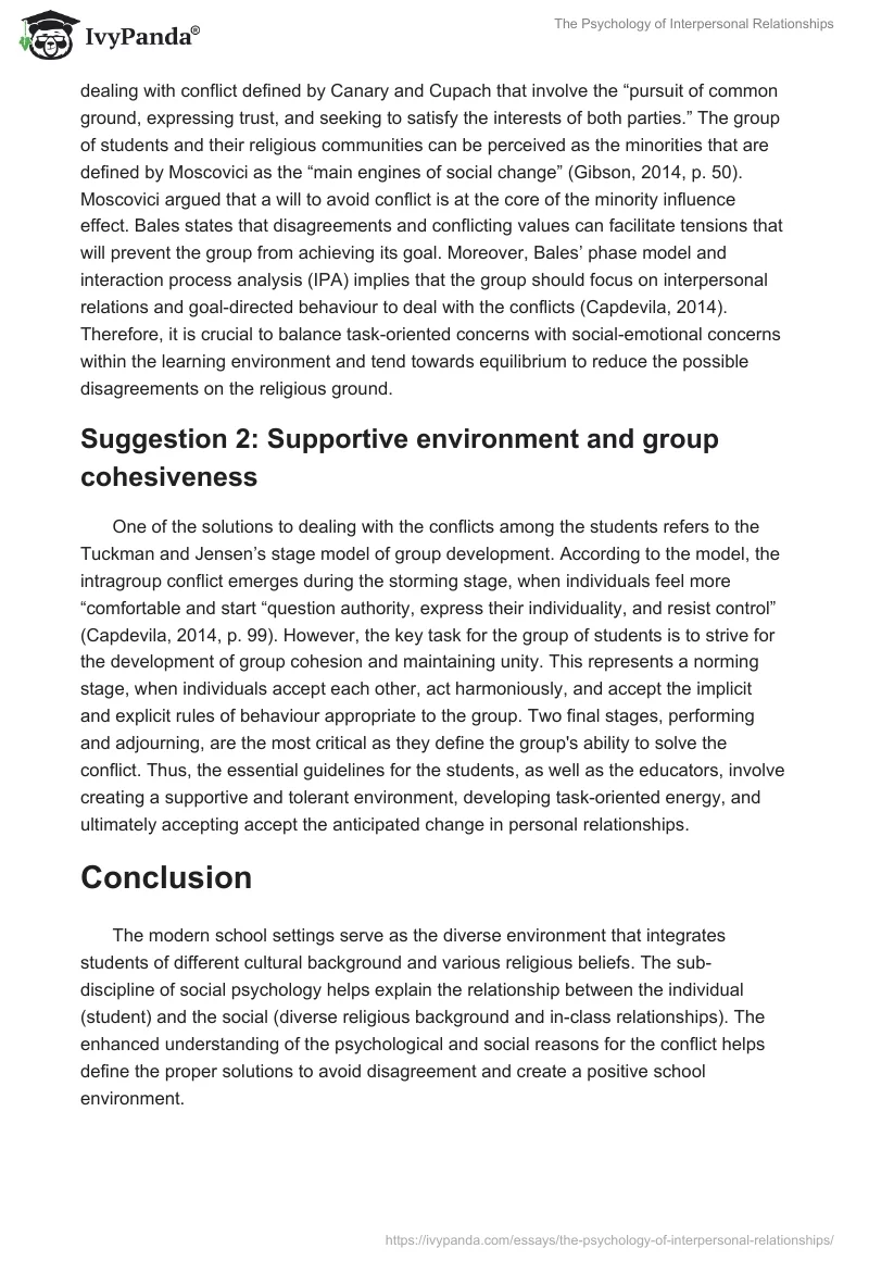 The Psychology of Interpersonal Relationships. Page 2
