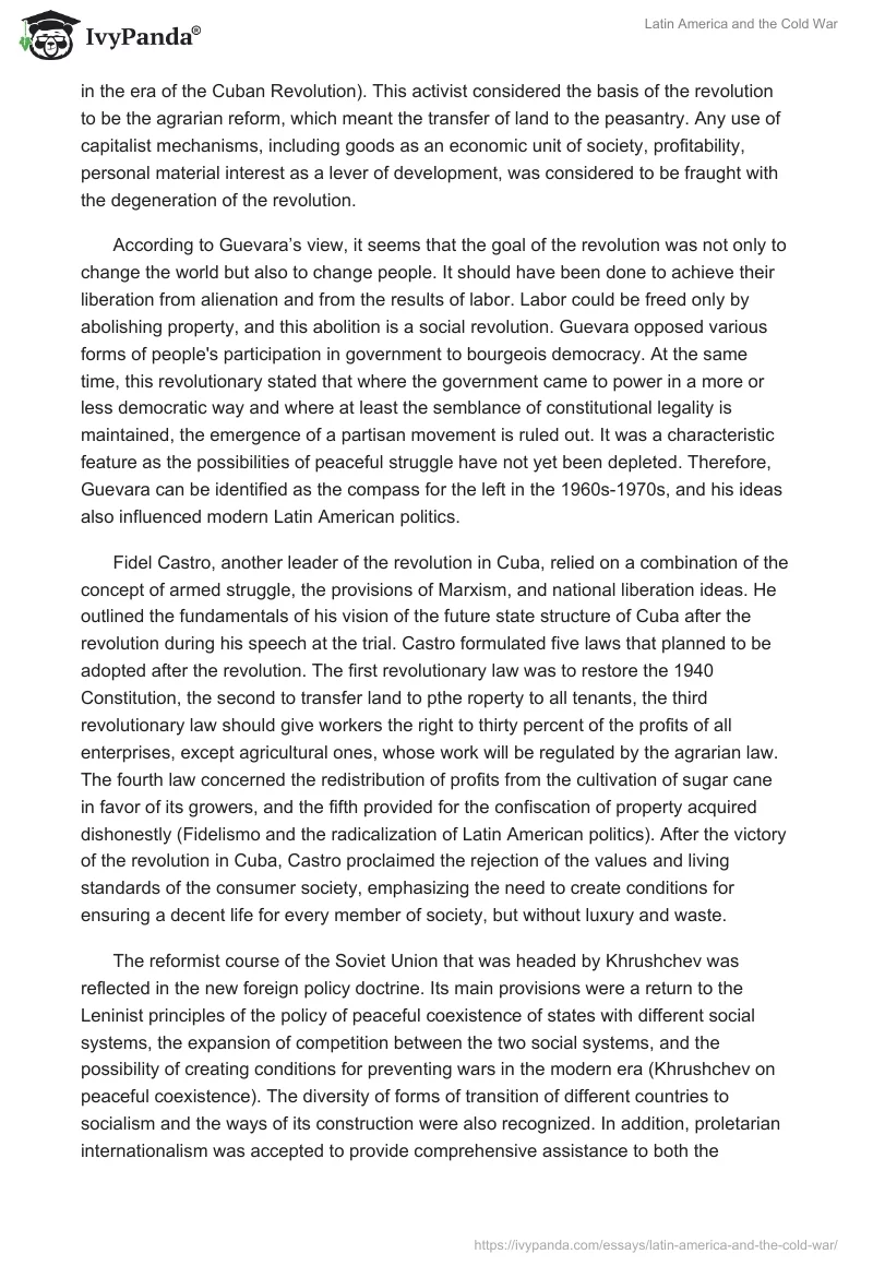 Latin America and the Cold War. Page 2