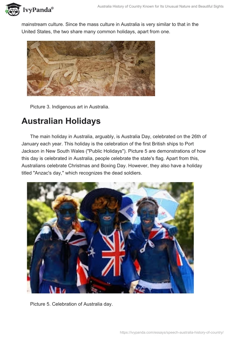 Australia History of Country Known for Its Unusual Nature and Beautiful Sights. Page 5