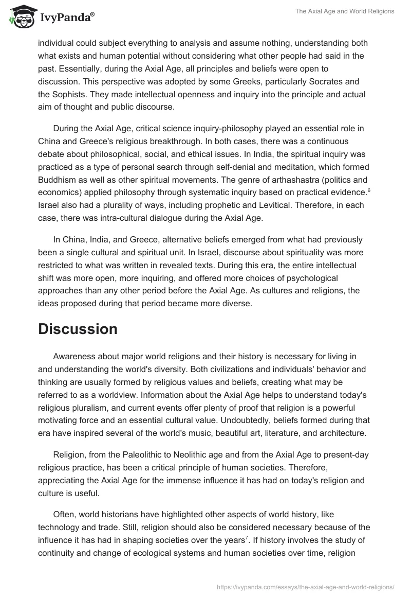 The Axial Age and World Religions. Page 3