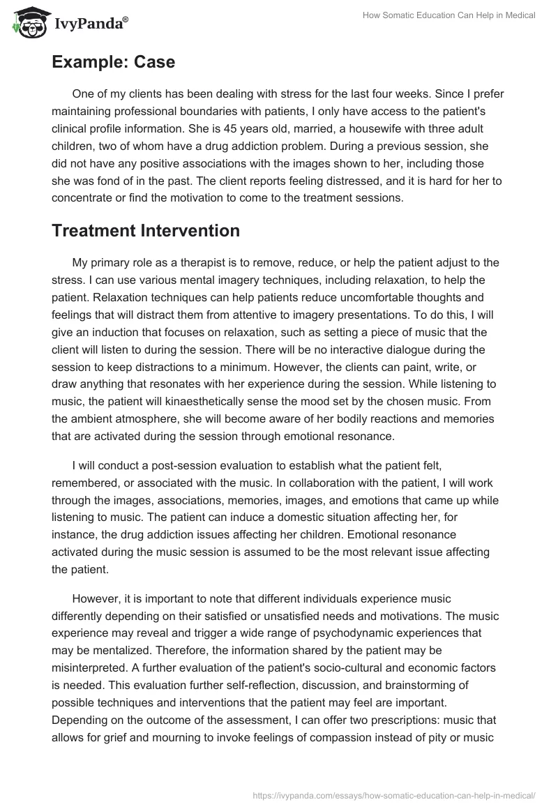 How Somatic Education Can Help in Medical. Page 4