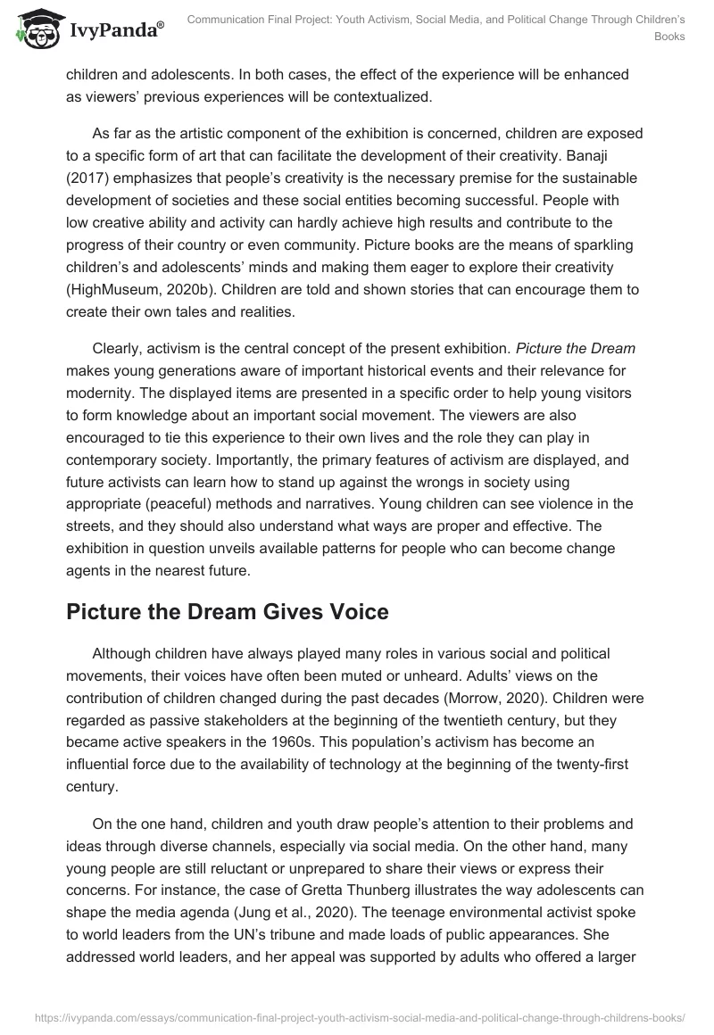 Communication Final Project: Youth Activism, Social Media, and Political Change Through Children’s Books. Page 4