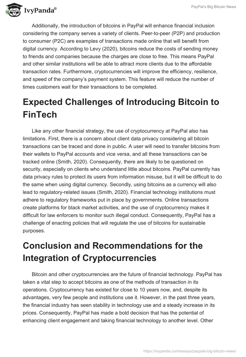 PayPal’s Big Bitcoin News. Page 3