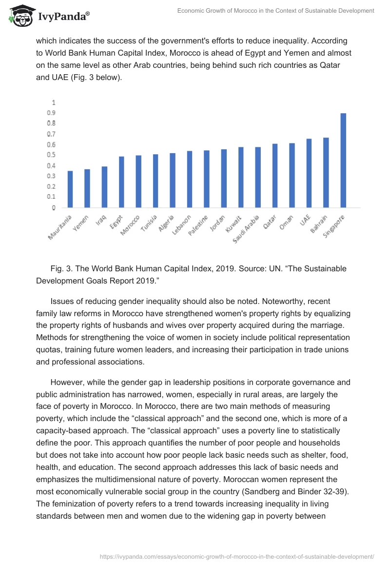 Economic Growth of Morocco in the Context of Sustainable Development. Page 4