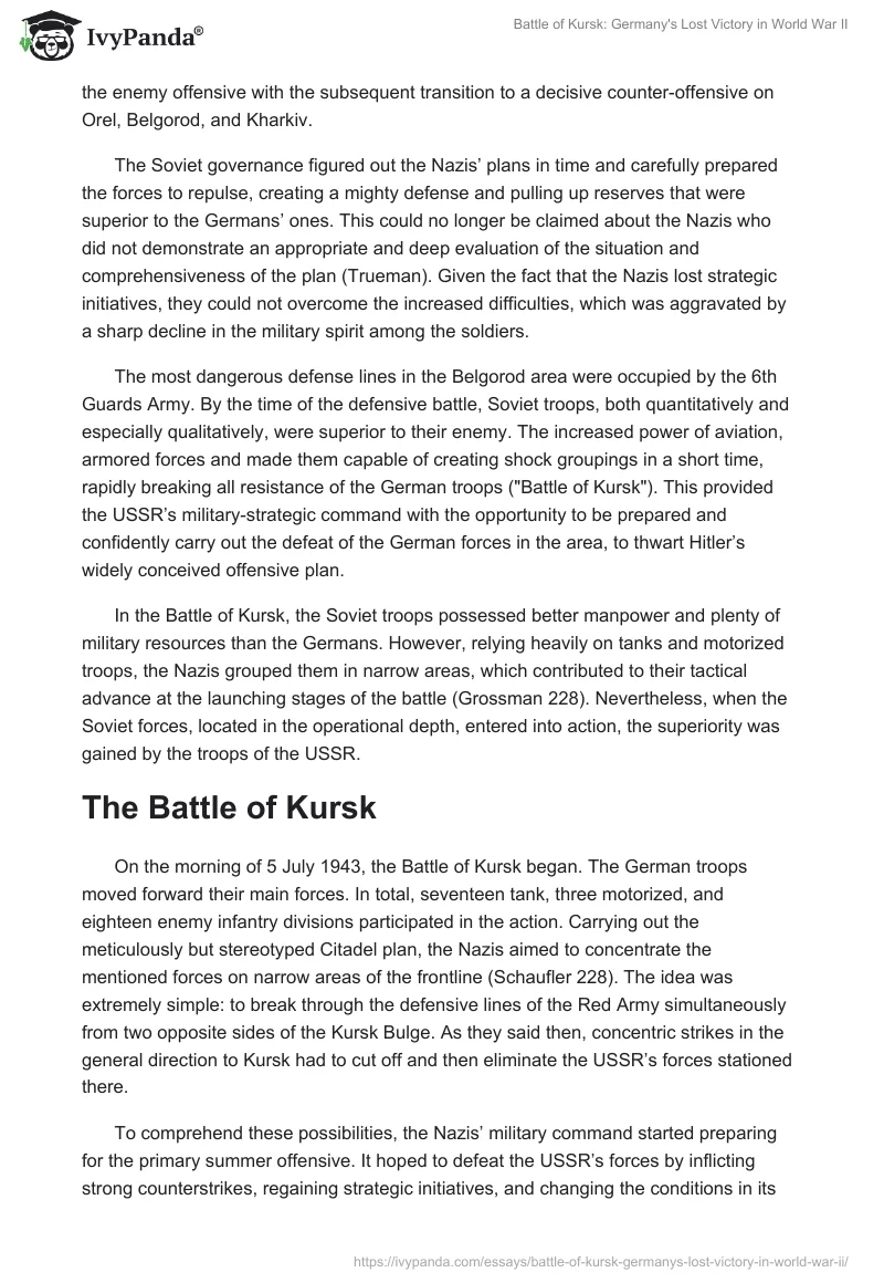 Battle of Kursk: Germany's Lost Victory in World War II. Page 4