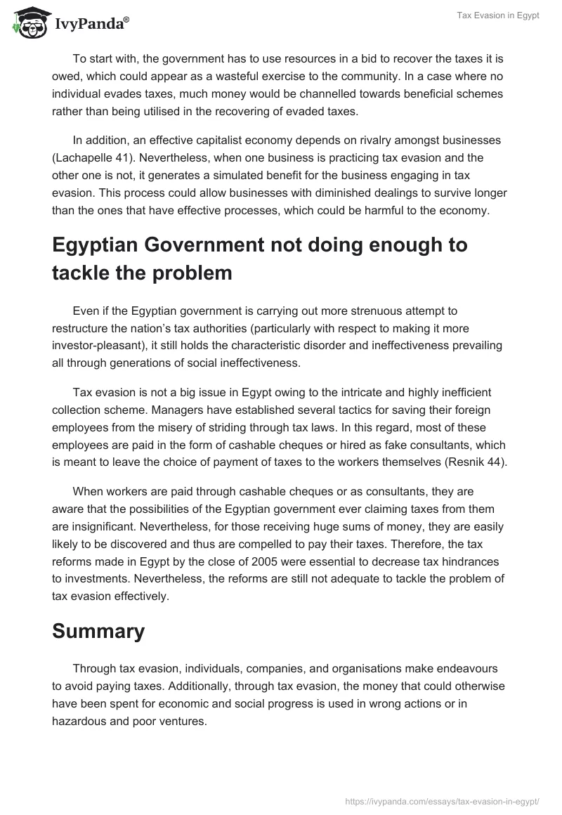 Tax Evasion in Egypt. Page 5