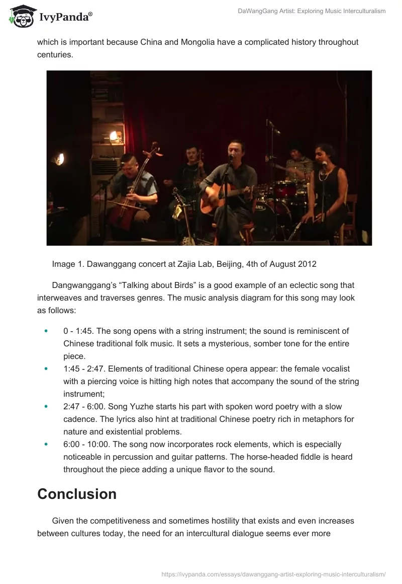 DaWangGang Artist: Exploring Music Interculturalism. Page 5