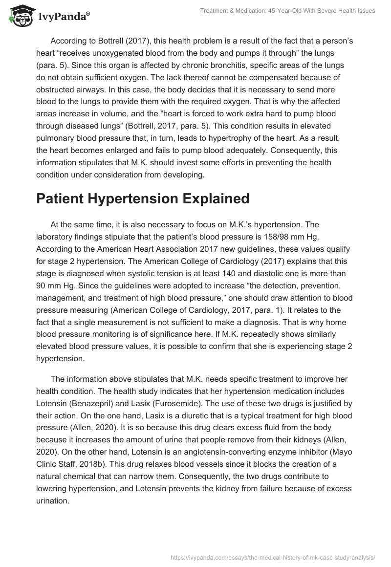 Treatment & Medication: 45-Year-Old With Severe Health Issues. Page 3