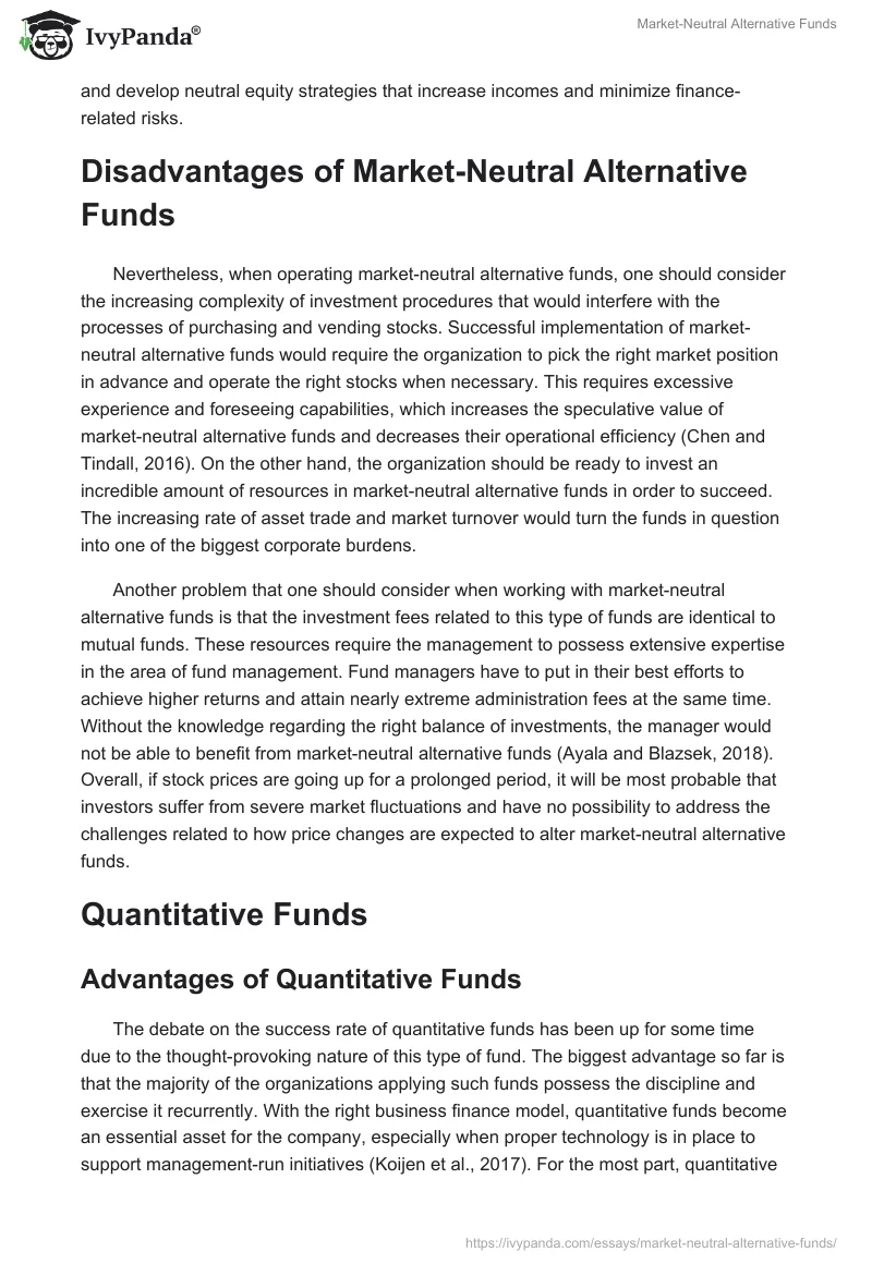 Market-Neutral Alternative Funds. Page 2