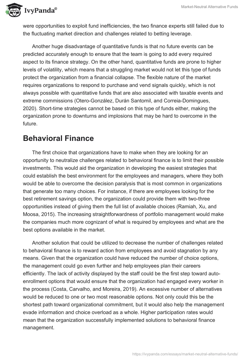 Market-Neutral Alternative Funds. Page 4