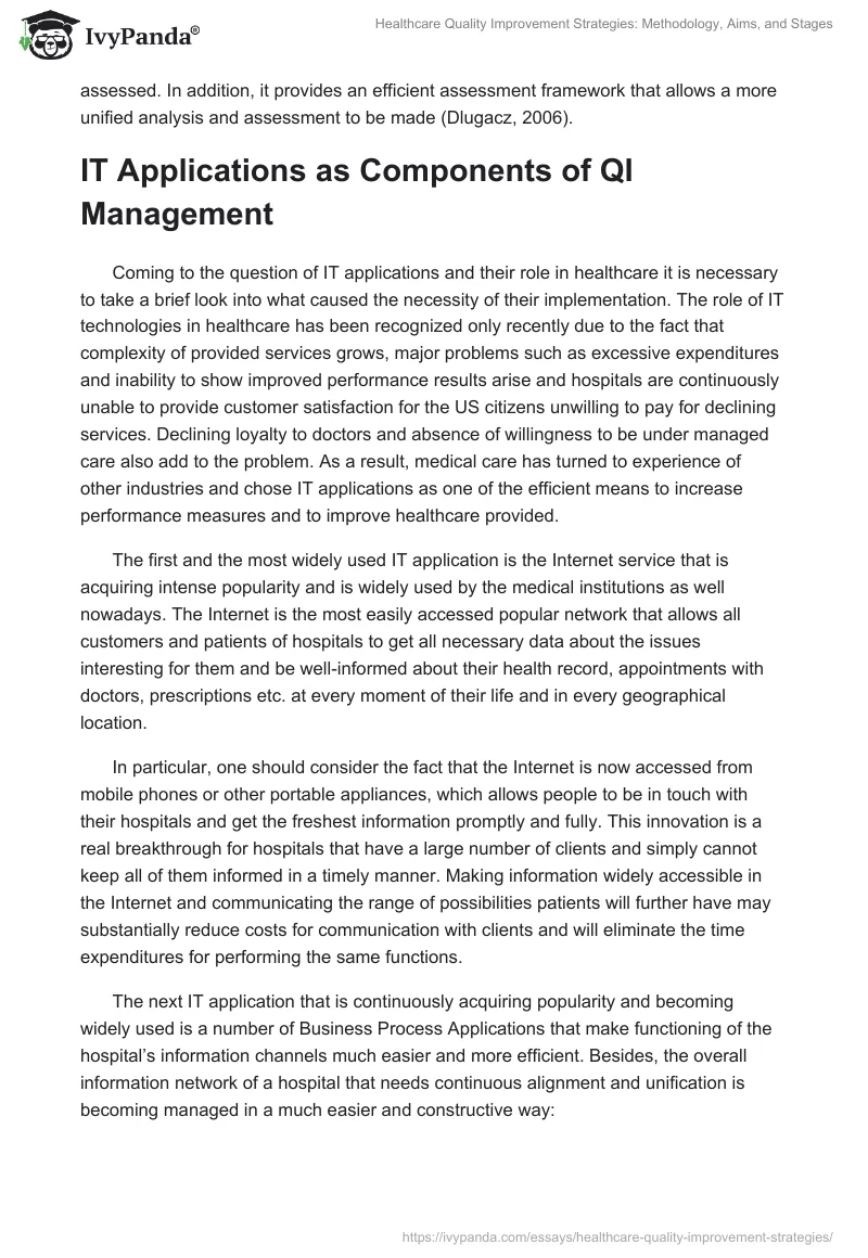 Healthcare Quality Improvement Strategies: Methodology, Aims, and Stages. Page 3