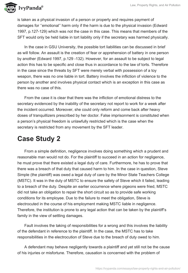 Law, Property Rights, and Air Pollution. Page 2