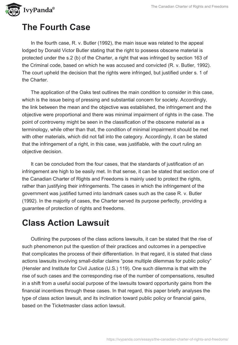 The Canadian Charter of Rights and Freedoms. Page 4
