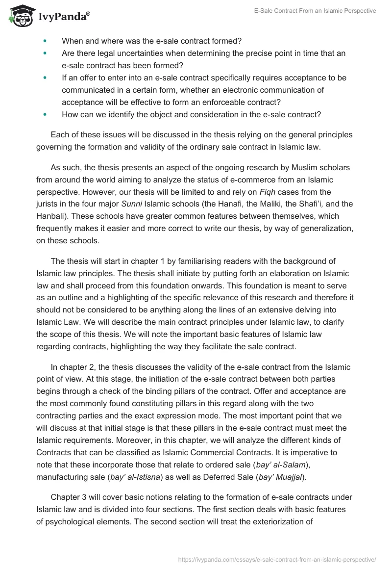 E-Sale Contract From an Islamic Perspective. Page 5