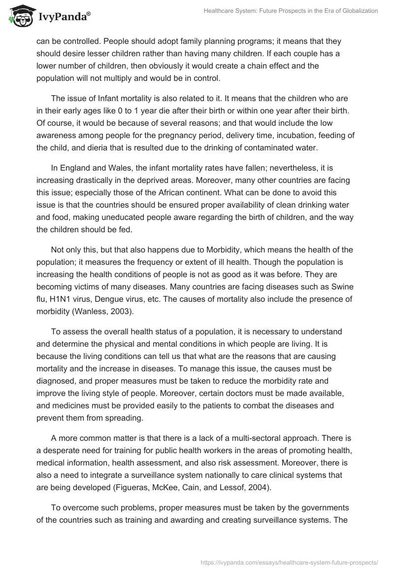 Healthcare System: Future Prospects in the Era of Globalization. Page 2