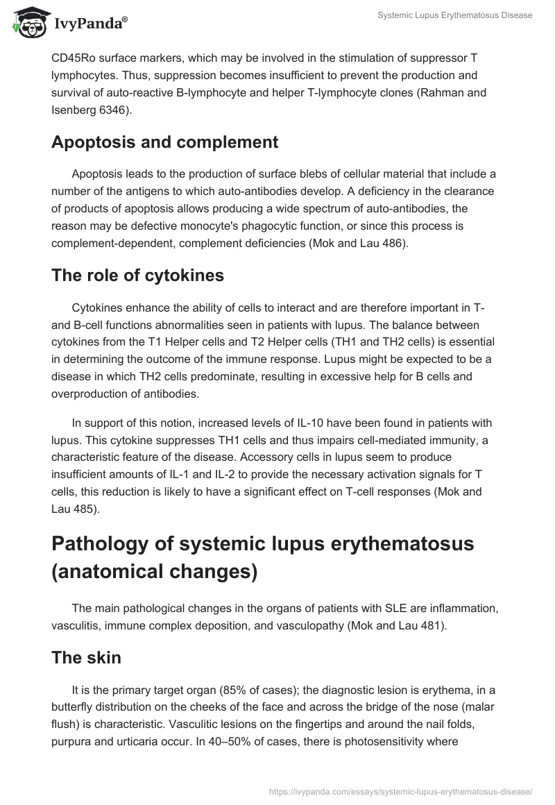Systemic Lupus Erythematosus Disease. Page 4