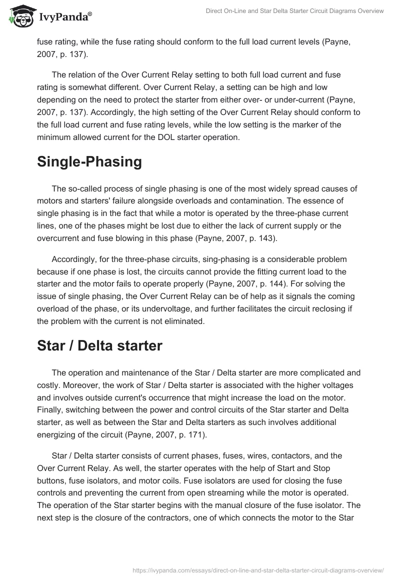 Direct On-Line and Star Delta Starter Circuit Diagrams Overview. Page 4