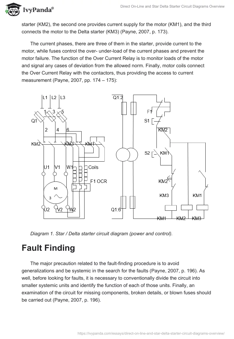 Direct On-Line and Star Delta Starter Circuit Diagrams Overview. Page 5