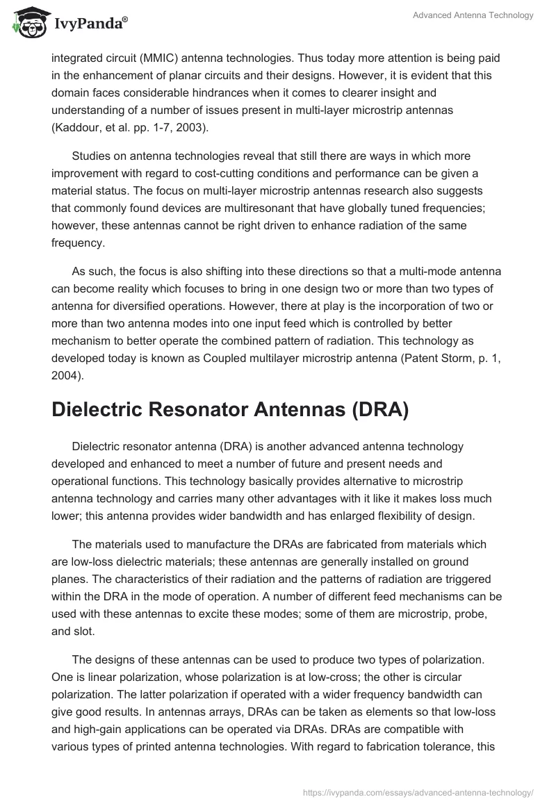Advanced Antenna Technology. Page 3
