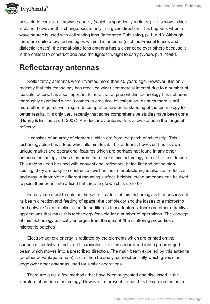 Advanced Antenna Technology. Page 5