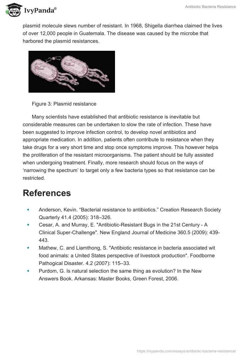 Antibiotic Bacteria Resistance. Page 3