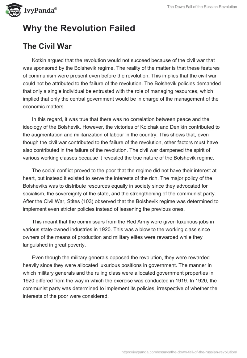 The Down Fall of the Russian Revolution. Page 3