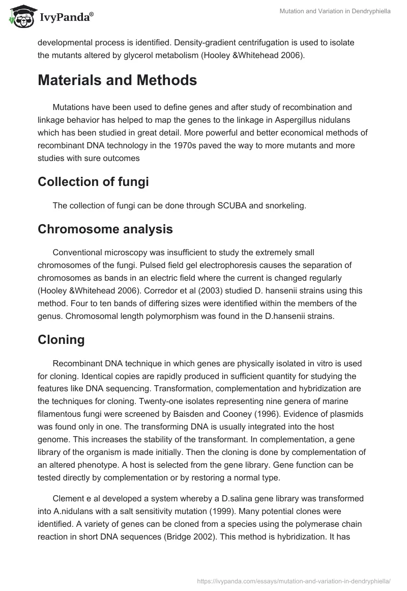 Mutation and Variation in Dendryphiella. Page 5