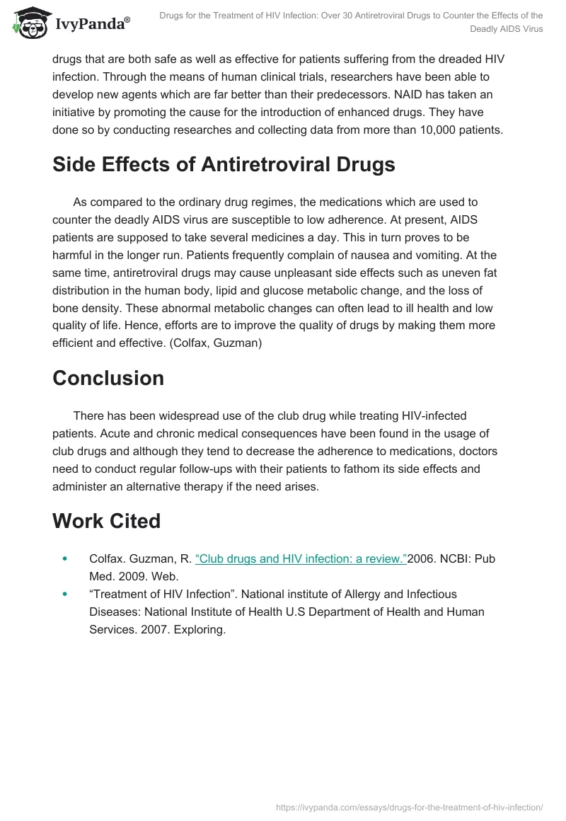 Drugs for the Treatment of HIV Infection: Over 30 Antiretroviral Drugs to Counter the Effects of the Deadly AIDS Virus. Page 2