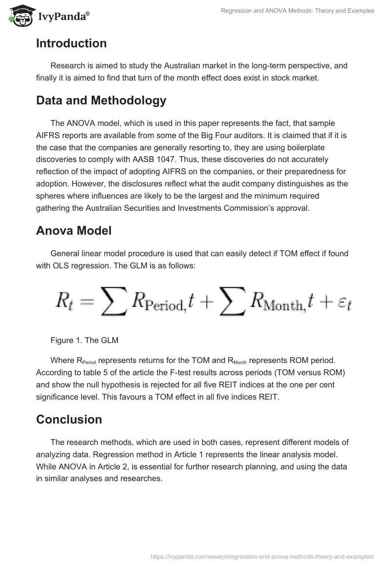 Regression and ANOVA Methods: Theory and Examples. Page 5