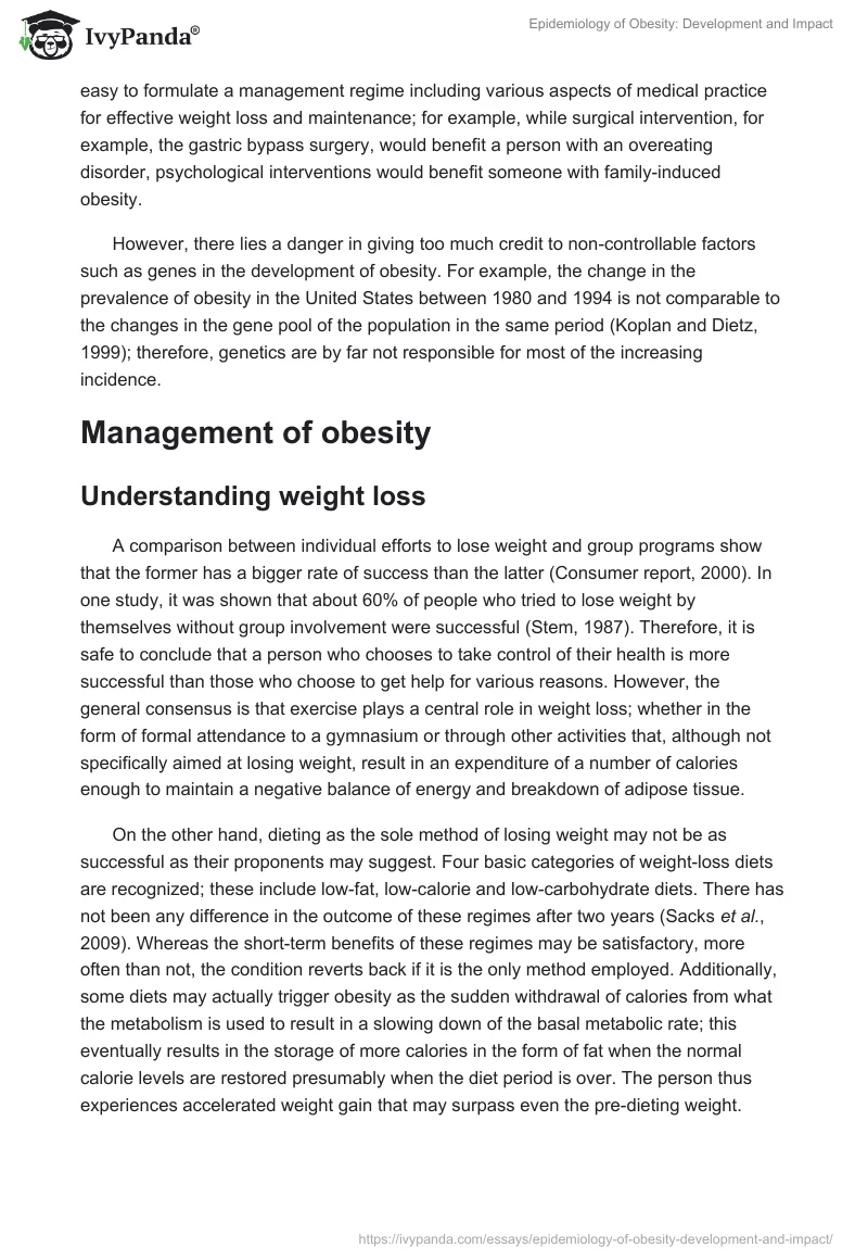 Epidemiology of Obesity: Development and Impact. Page 4