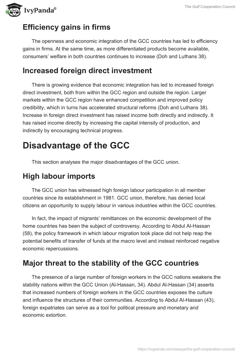 The Gulf Cooperation Council. Page 3