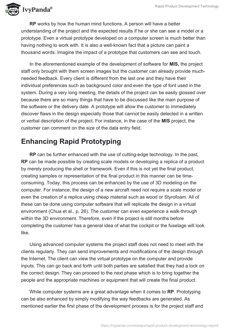 Rapid Product Development Technology. Page 4