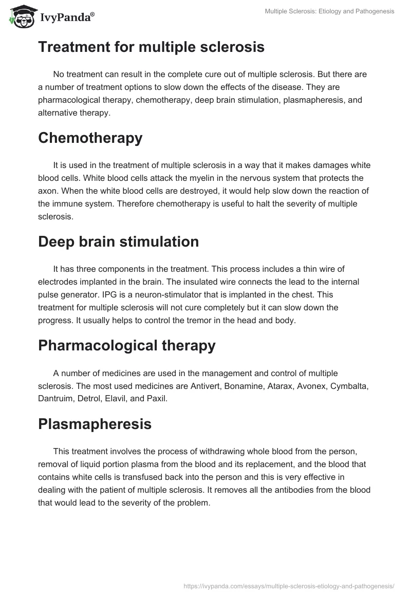 Multiple Sclerosis: Etiology and Pathogenesis. Page 4