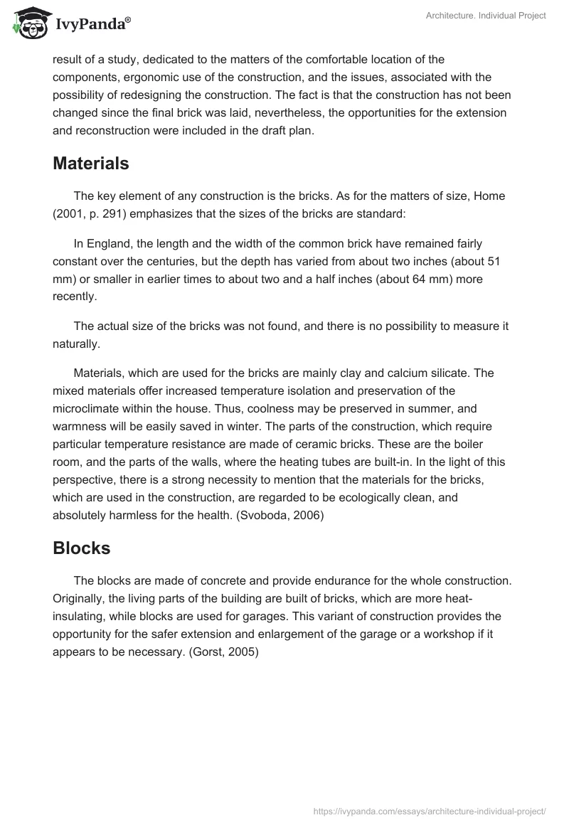 Architecture. Individual Project. Page 3