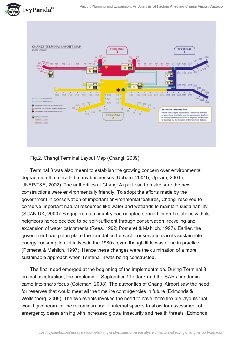 Airport Planning and Expansion: An Analysis of Factors Affecting Changi Airport Capacity. Page 4