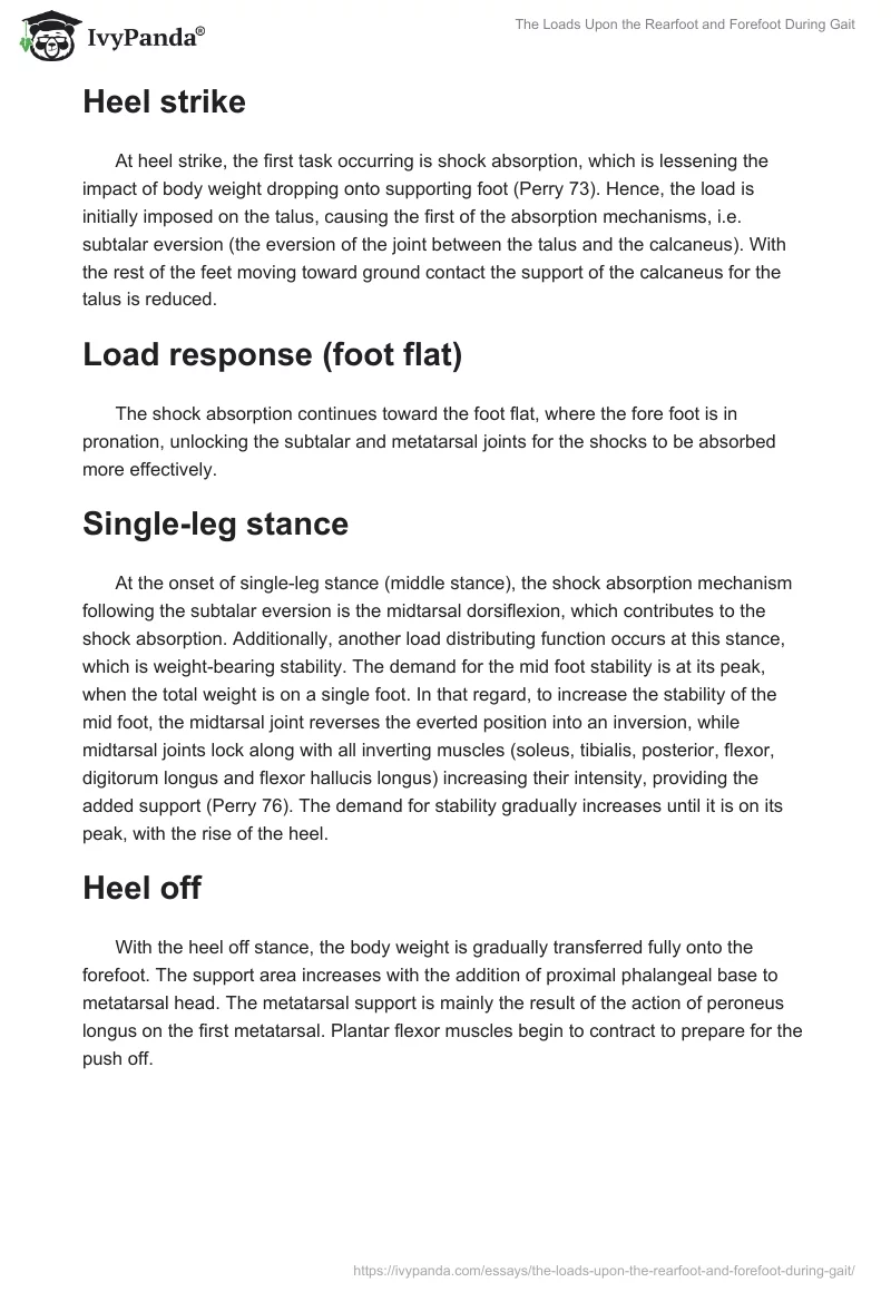 The Loads Upon the Rearfoot and Forefoot During Gait. Page 2