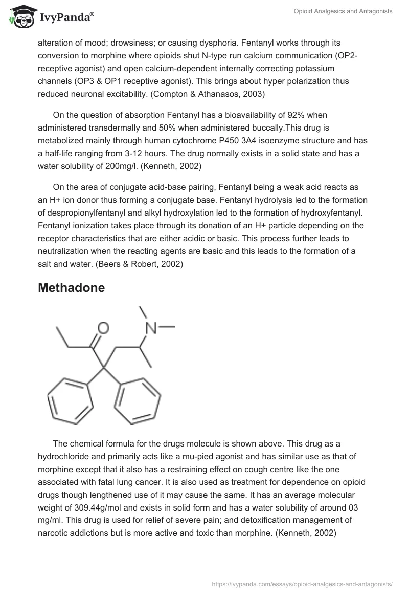 Opioid Analgesics and Antagonists. Page 5