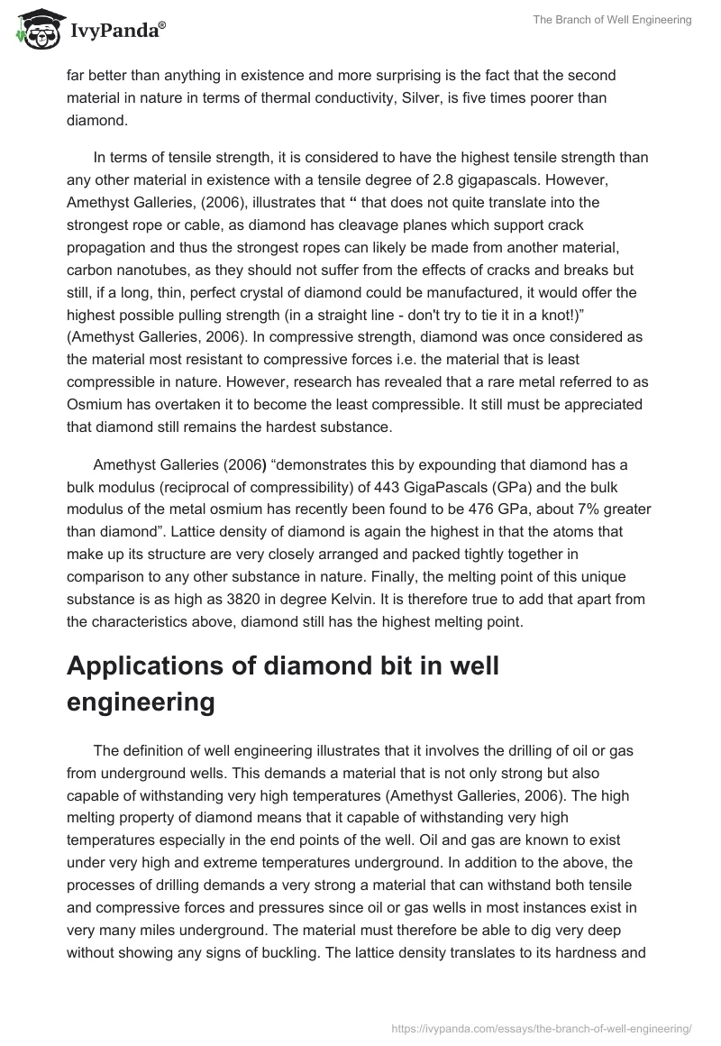 The Branch of Well Engineering. Page 3