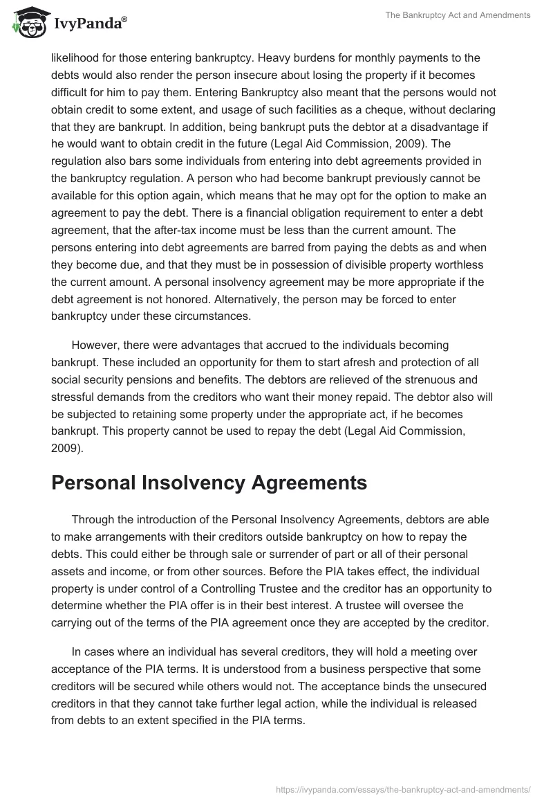 The Bankruptcy Act and Amendments. Page 2