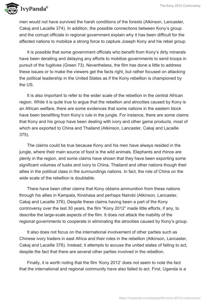The Kony 2012 Controversy. Page 4