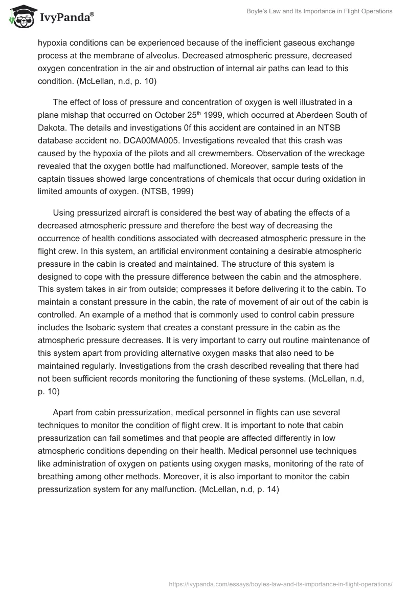 Boyle’s Law and Its Importance in Flight Operations. Page 3