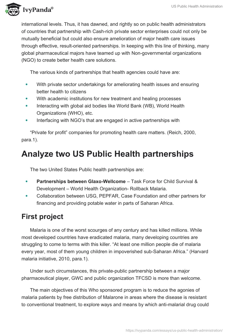 US Public Health Administration. Page 2