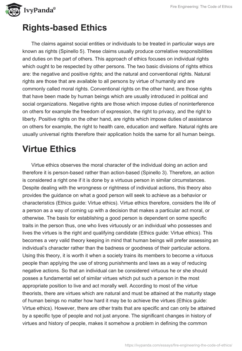 Fire Engineering: The Code of Ethics. Page 4