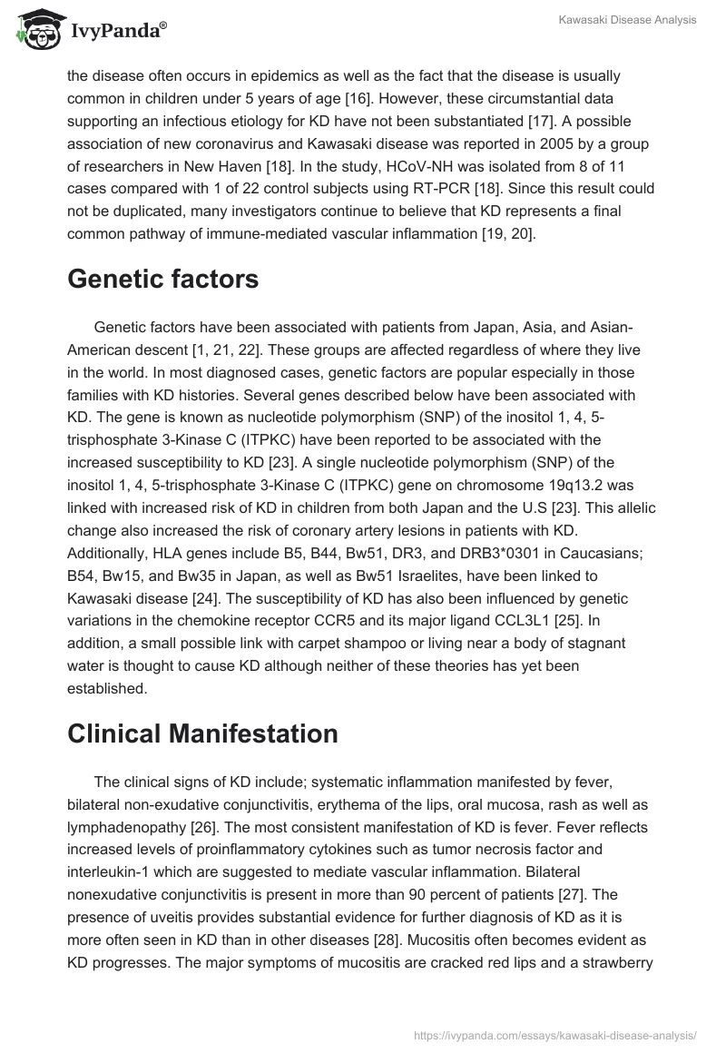 Kawasaki Disease Analysis. Page 3