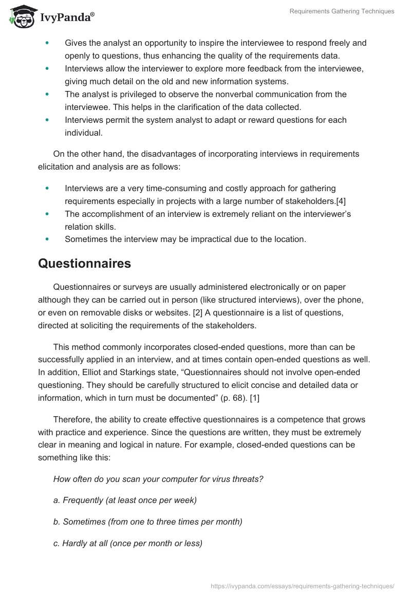 Requirements Gathering Techniques. Page 3