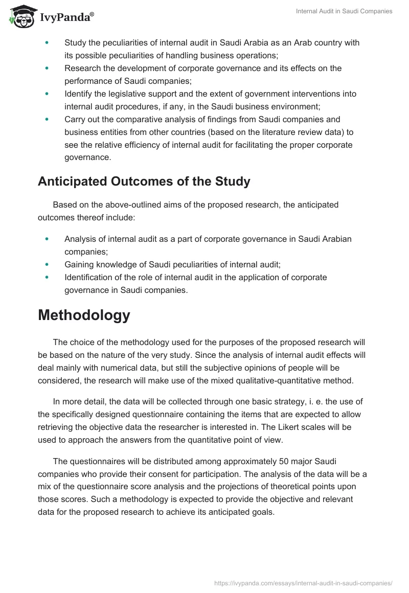 Internal Audit in Saudi Companies. Page 3