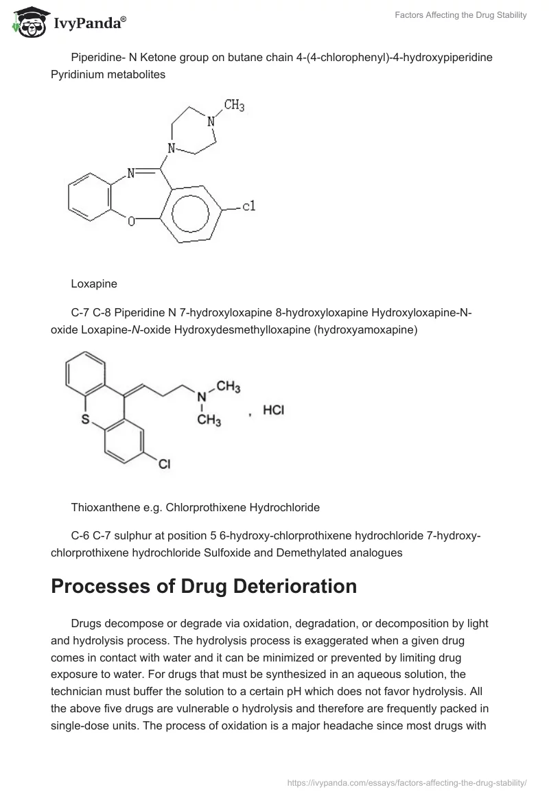 Factors Affecting the Drug Stability. Page 3