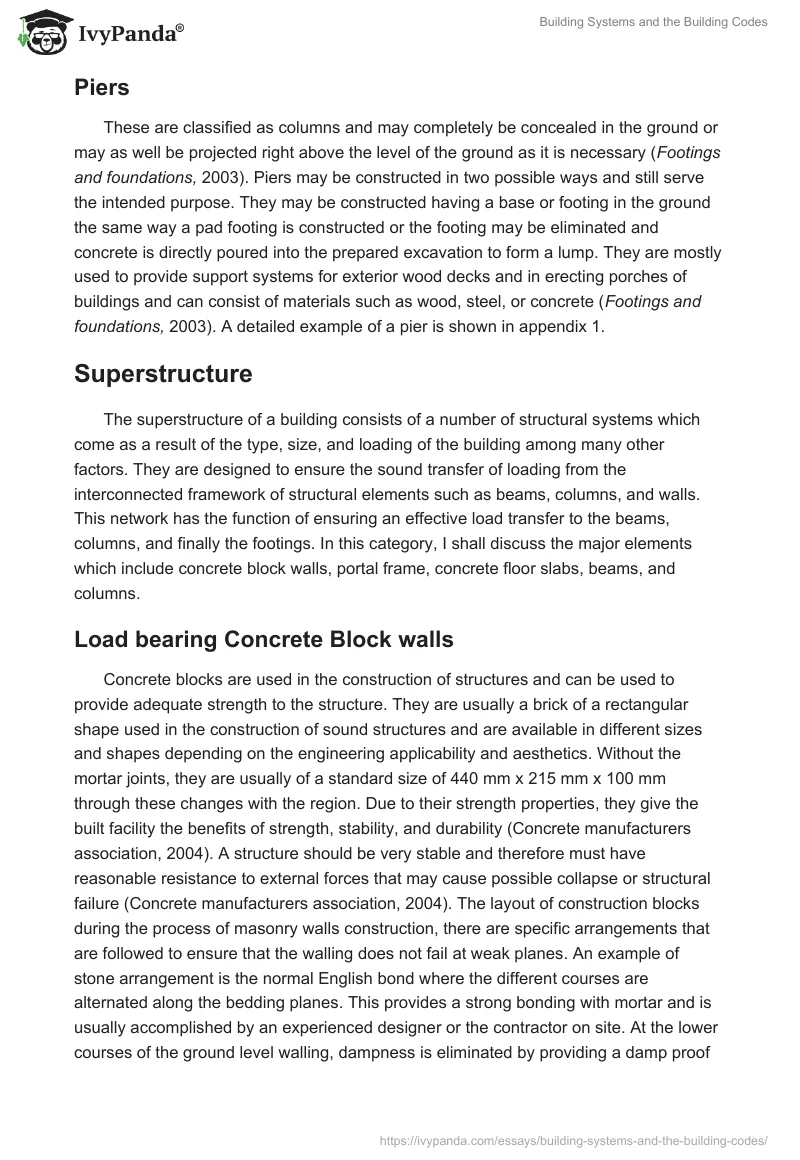 Building Systems and the Building Codes. Page 3